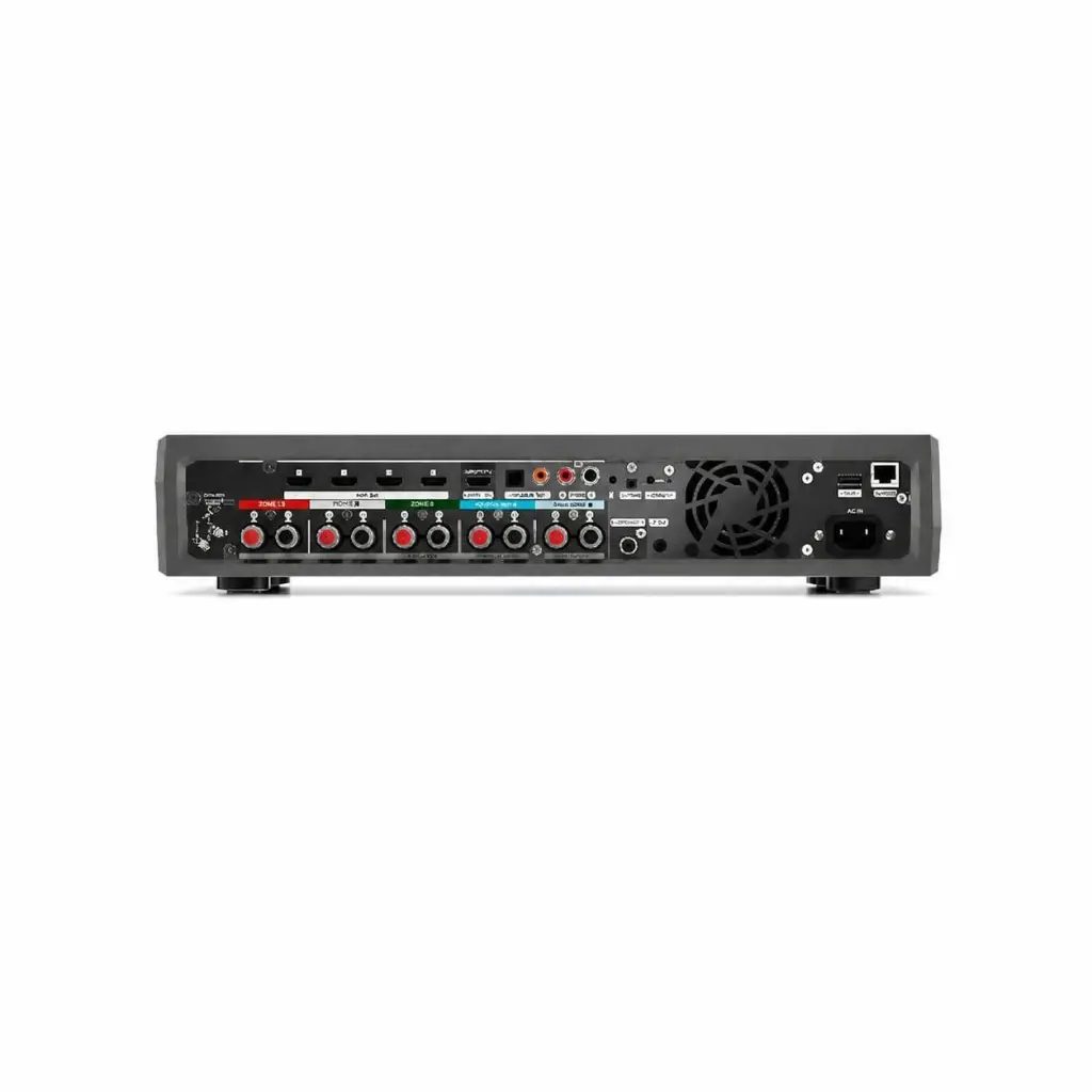 AI Generated DENON Heos AVR amplificateur - image supplémentaire carrée avec marges.webp