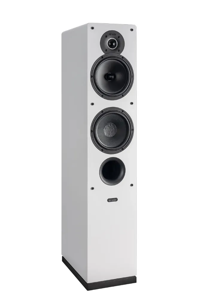 INDIANALINE TESI5 Enceinte colonne 2,5 voies 30-150 Watts (Blanc)
