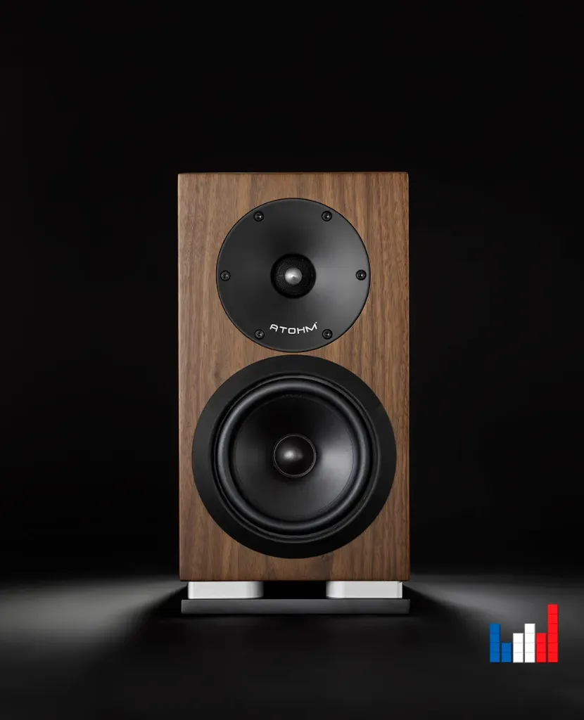 ATOHM SIROCCO124 Enceinte bibliotheque (Noyer)