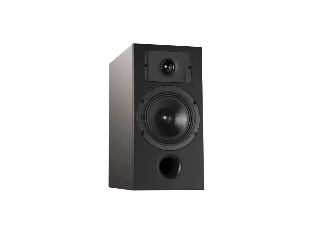 INDIANALINE DIVA3 Enceinte bibliothèque 2 voies 30-100 Watts (Noir mat)