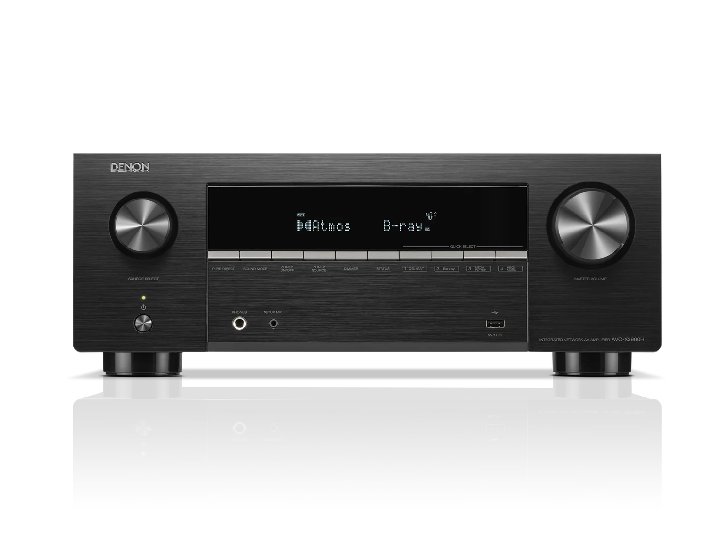 DENON AVCX3900H Amplificateur audio vidéo noir